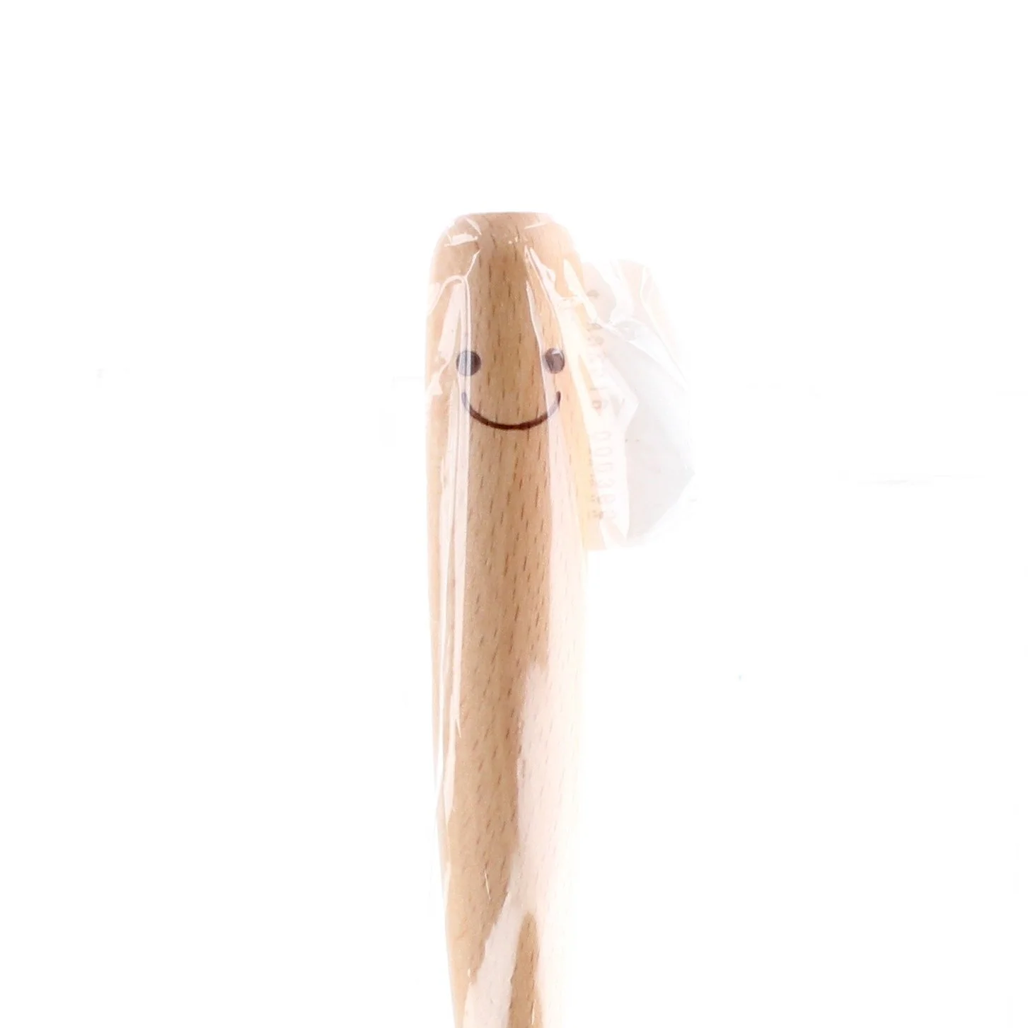 Smile Stainless Steel Dessert Spoon with Wooden Handle 17.4cm - Image 2