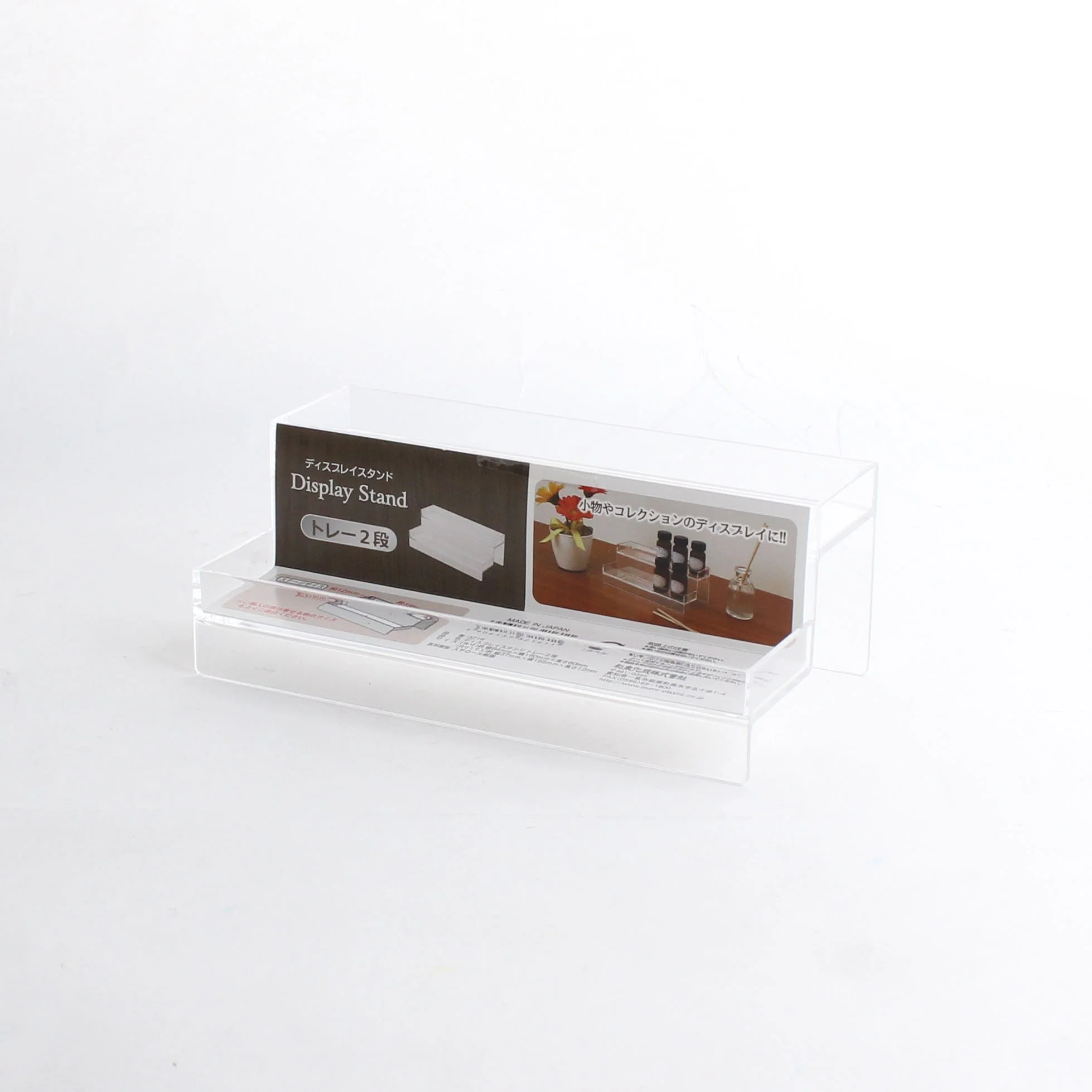Clear 2 Tier Display Stand - Image 3