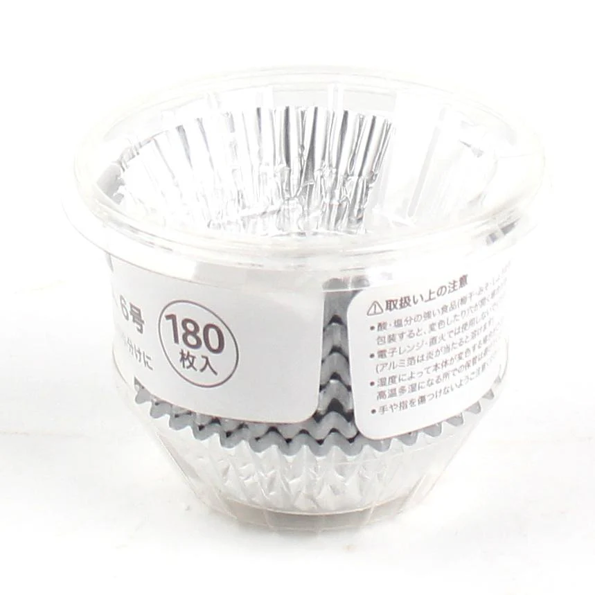 Disposable Foil Food Cup (Aluminum/Size 6/SL/d.4x2cm (180pcs)) - Image 3