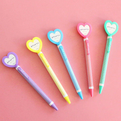 Epoch Chemical Heart With Locket 0.8mm Ballpoint Pen - Image 3