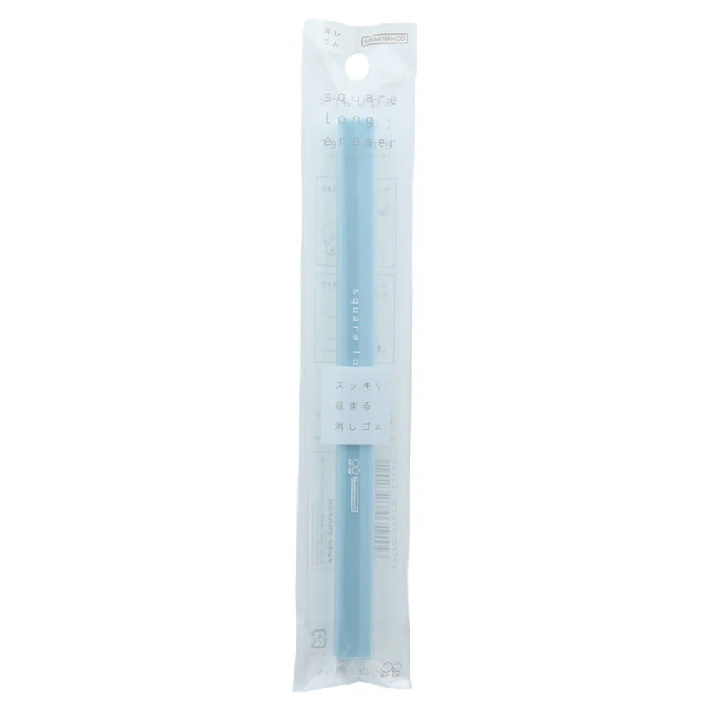 Sun-Star Long Square Eraser - Mint Blue - Image 5