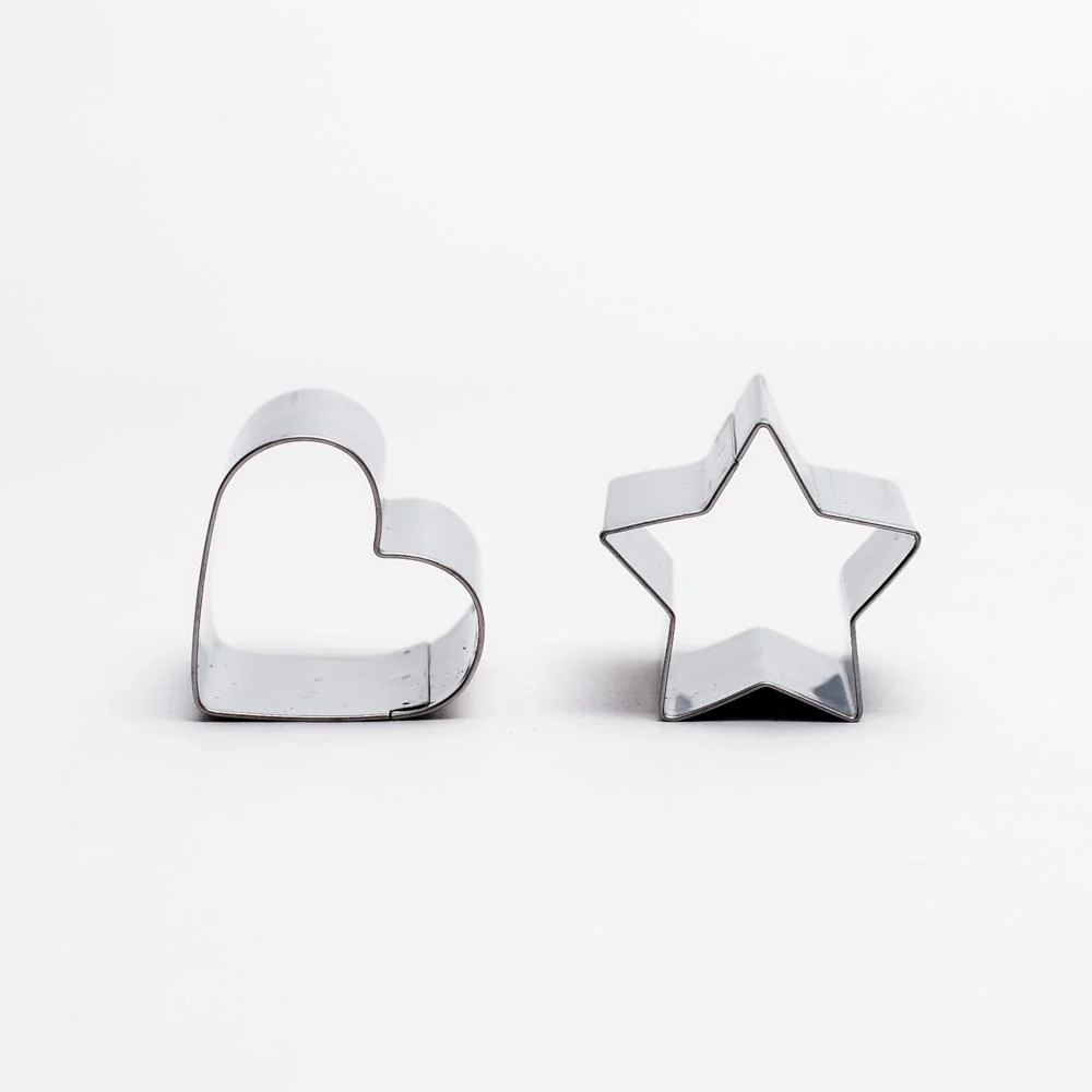Fancy Cookie Cutter (Star & Heart 2pcs) - Image 2