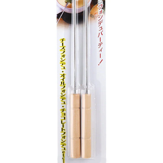 Fondue Forks with Wood Handle - Image 3