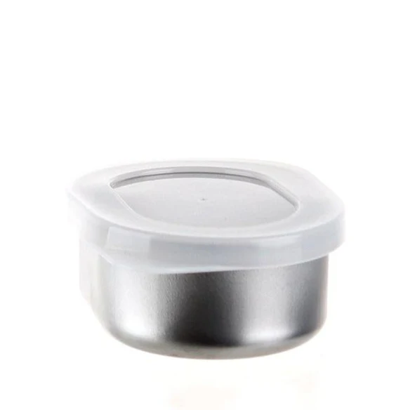 9.4cm Stainless Steel Oval Food Container - 160mL - Image 3
