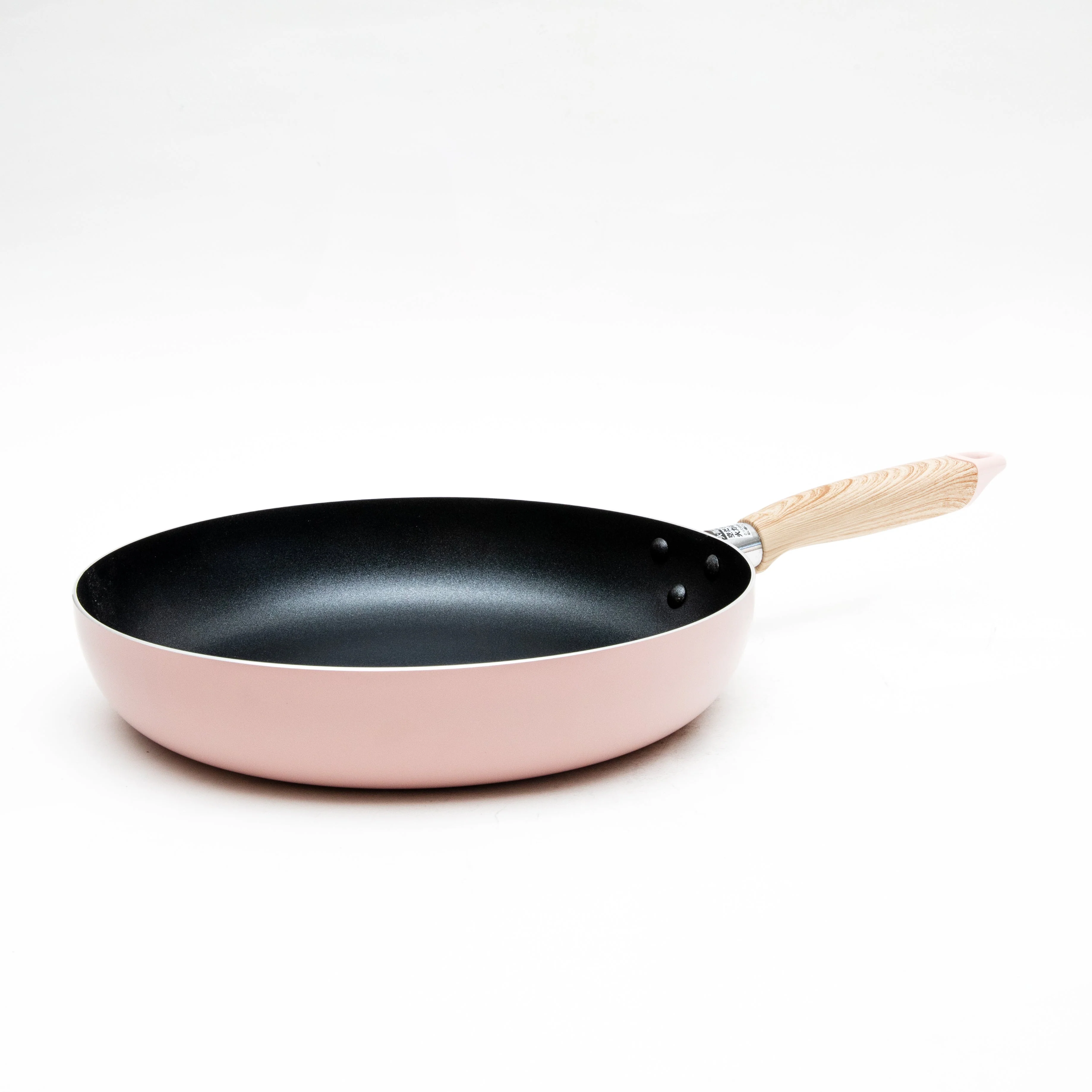 28cm Non-Stick Fluroine Coating Frying Pan - Pink - Image 2