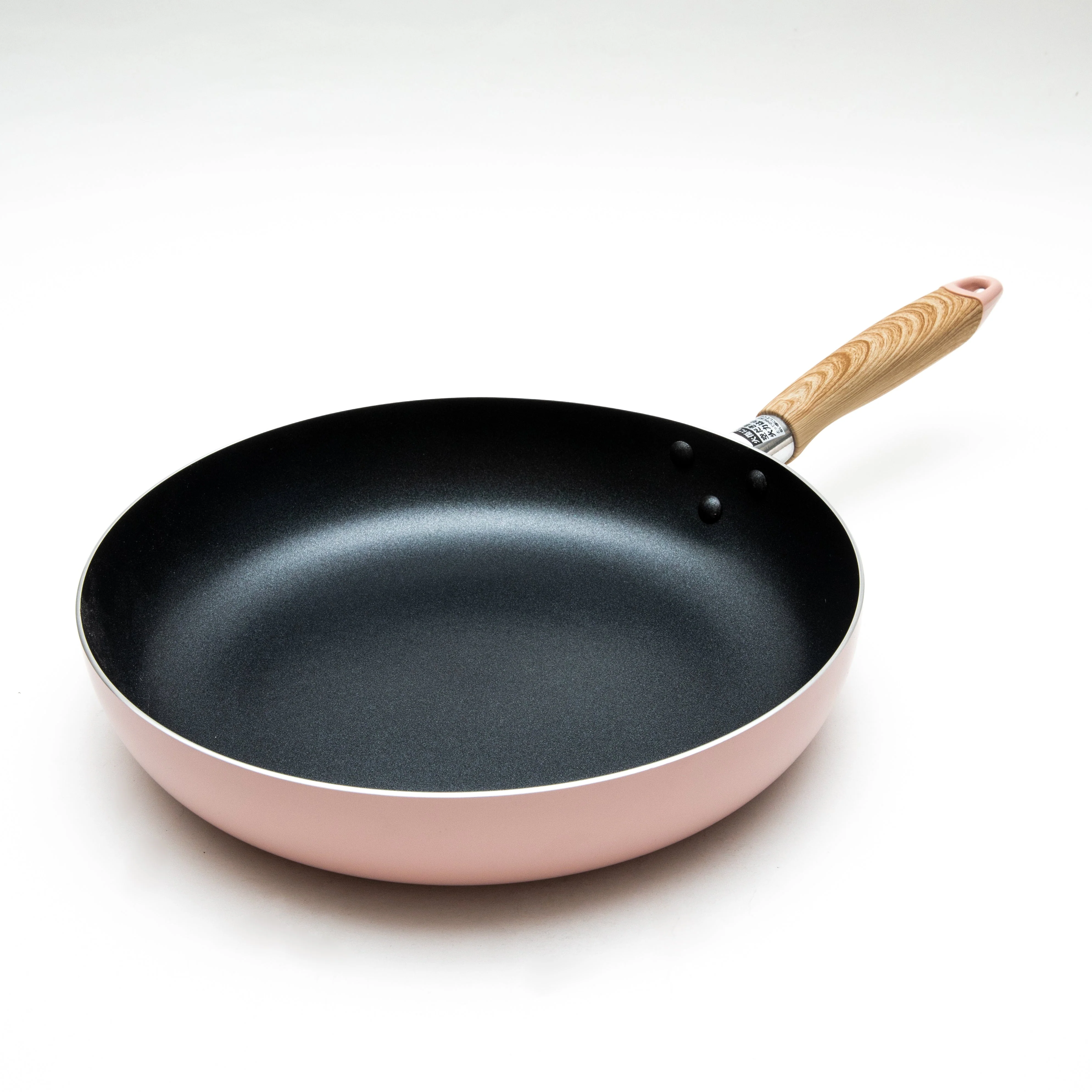 28cm Non-Stick Fluroine Coating Frying Pan - Pink - Image 4