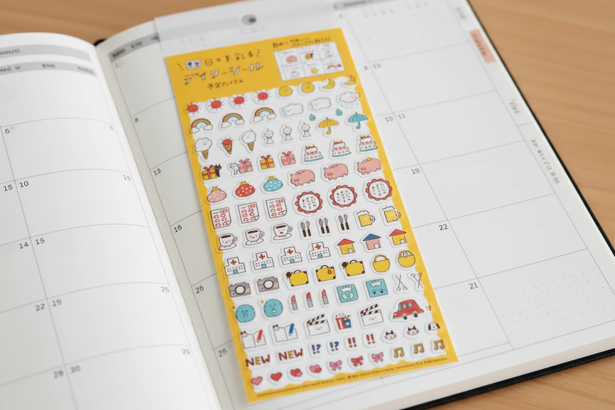 Furukawa Shiko Full Schedule Stickers QS132 - Image 3
