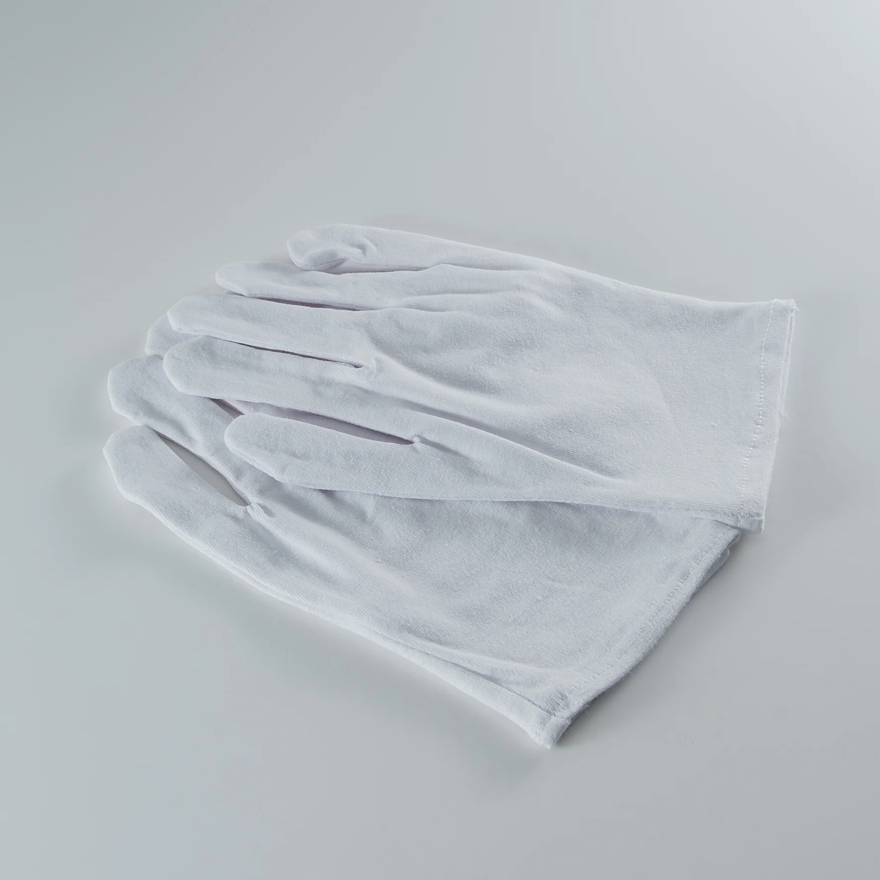 White Cotton Gloves - Image 2