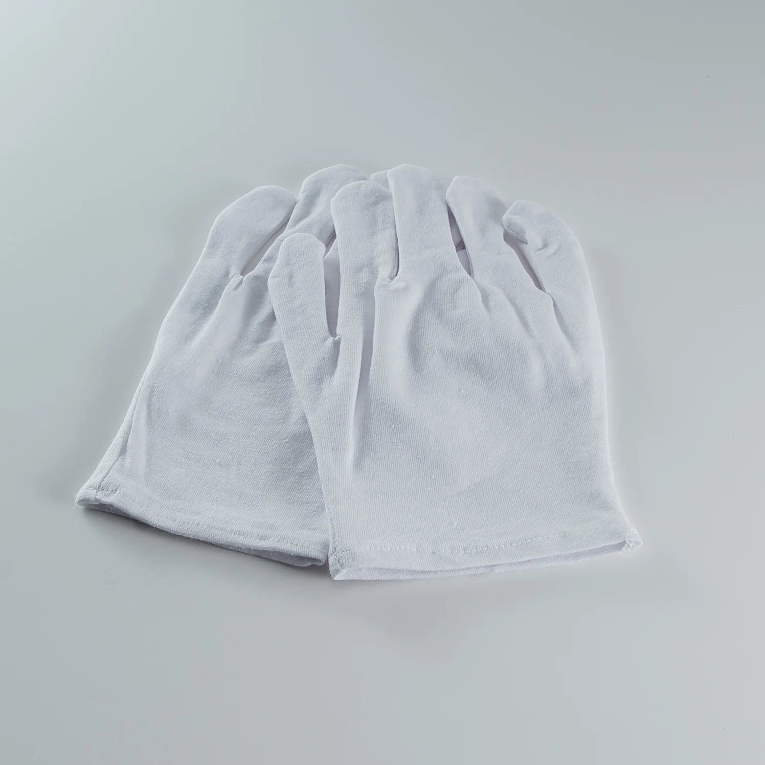 White Cotton Gloves - Image 3
