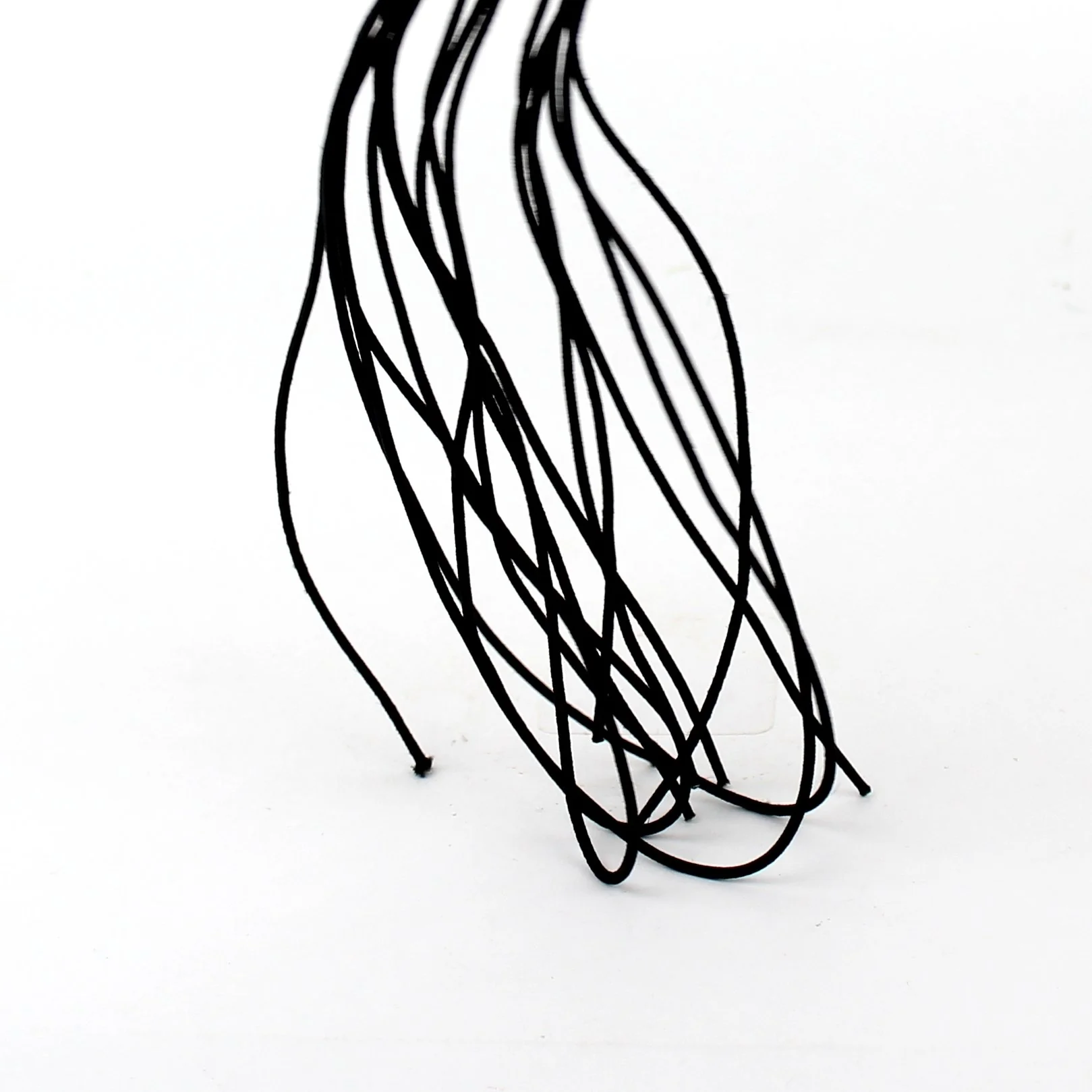 Hair Ties (BK/GY/d.0.15x100cm (4pcs)) - Image 3