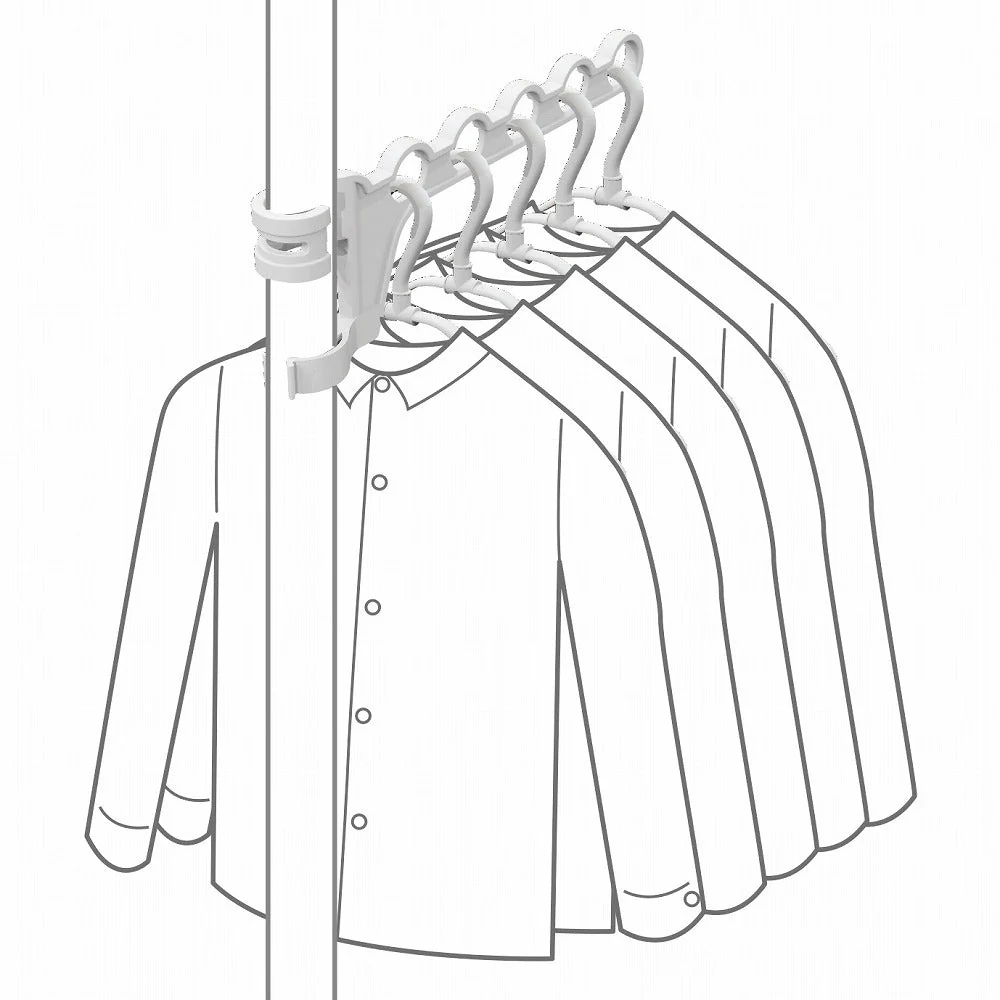 Kokubo 5-Hole Pole Drying Hook / Hanger - Image 3
