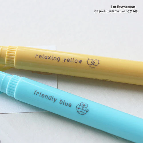 Epoch Chemical Doraemon Highlight Pens (Set of 2) - Image 4