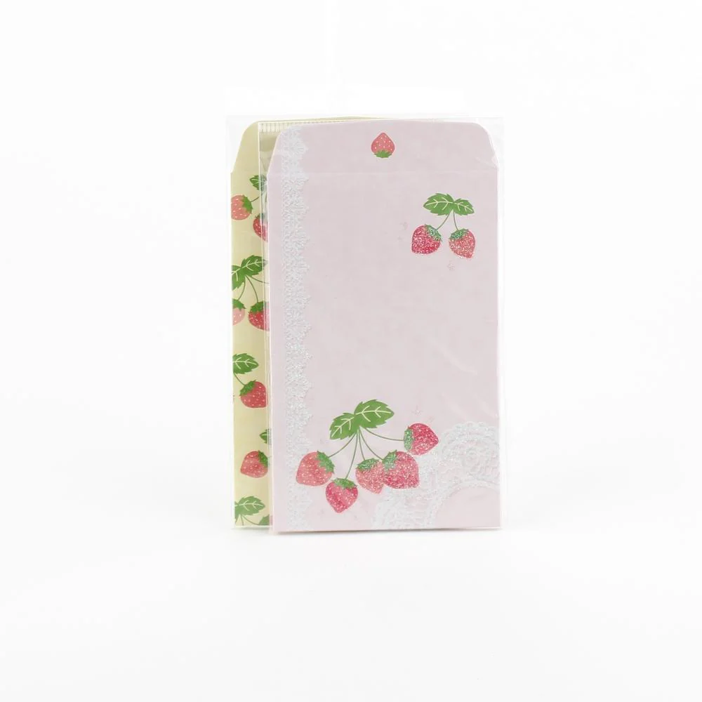 Japanese Tip Envelope (w/Glitter/New Year/5-Types/6xCol/12.8x7cm (5pcs)) - Image 3