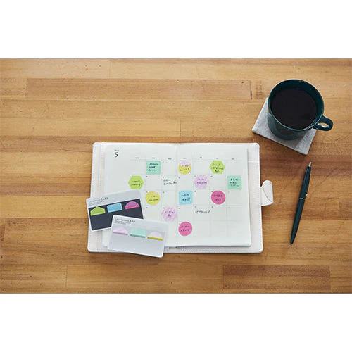 Kanmido Cocofusen Card Watercolor SH Sticky Notes with Refillable Card Case - Image 3