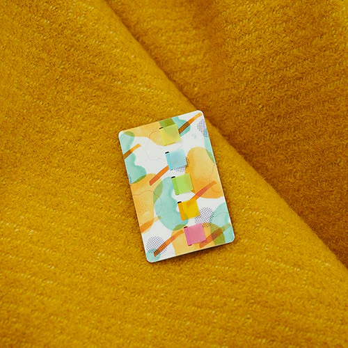 Kanmido Cocofusen x Ayano Usamura A gentle flower that blooms in indigo dye SH Sticky Notes with Refillable Card Cases - Image 3
