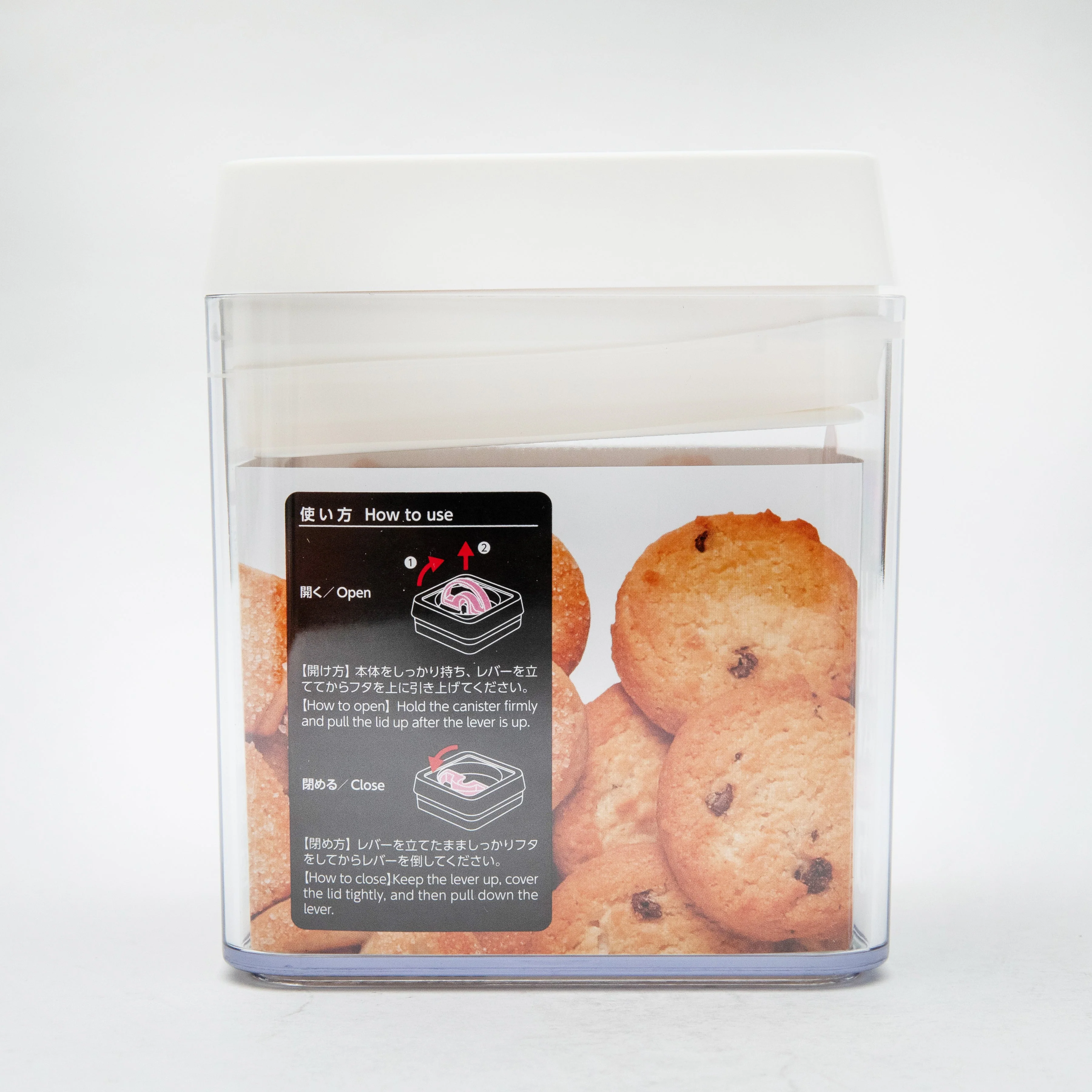 Kokubo For Dry Food Easy Lock & Release With Lever Airtight Food Storage Container - Image 8