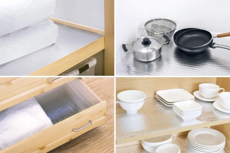 Kokubo Cut to Desired Size Aluminum Shelf Liner For Cabinets - Image 4