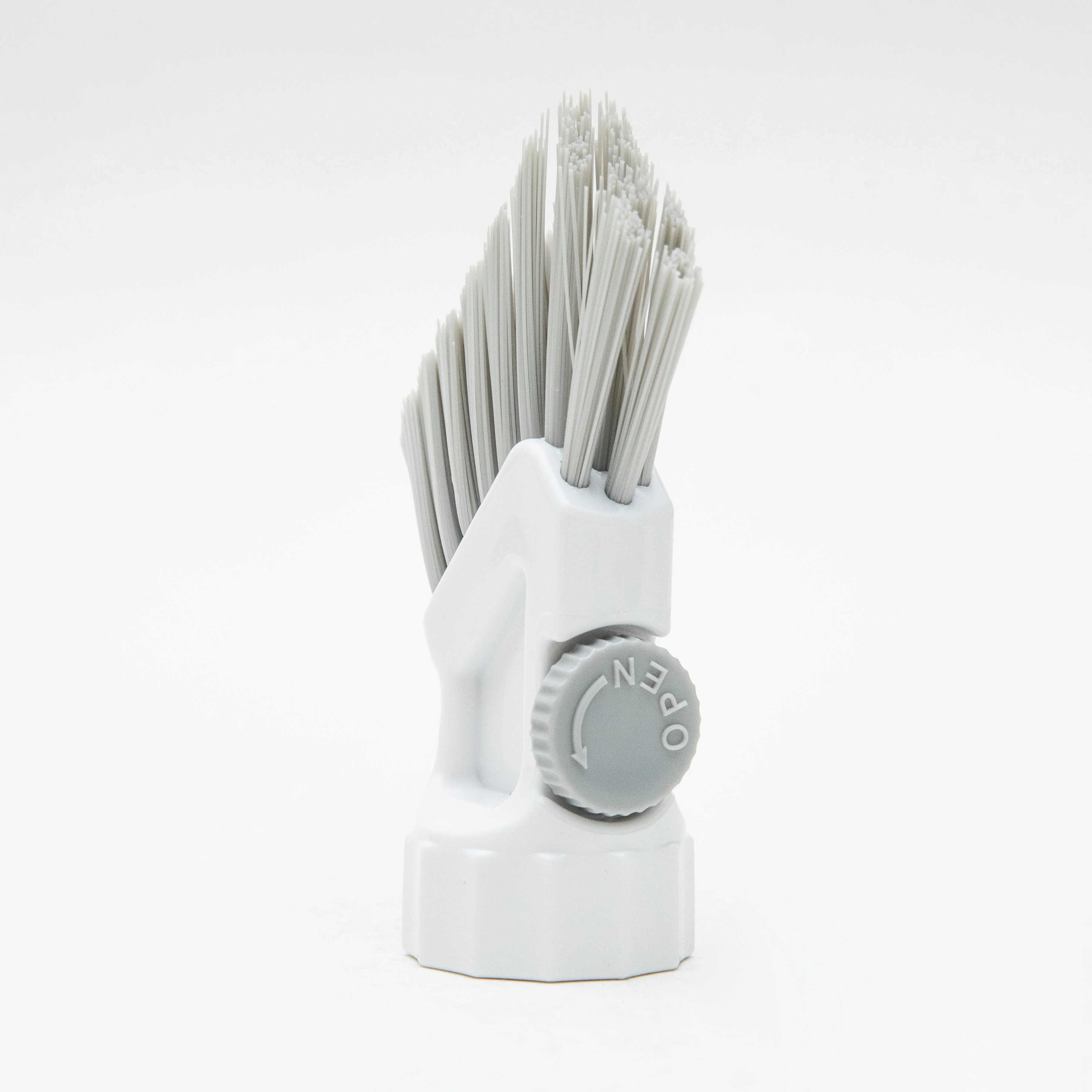 Kokubo Cleaning Brush For Cleaning Corners Corner Brush With Water Valve Attach on Plastic Bottle - Image 4