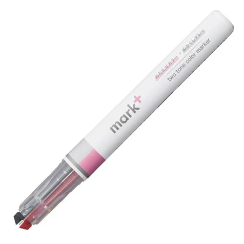 Kokuyo mark+ Two Tone Color Marker / Highlighter (Two Colors) - Image 3