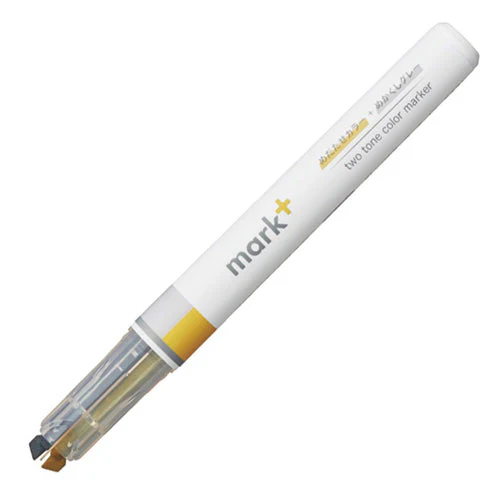 Kokuyo mark+ Two Tone Color Marker / Highlighter (Two Colors) - Image 8