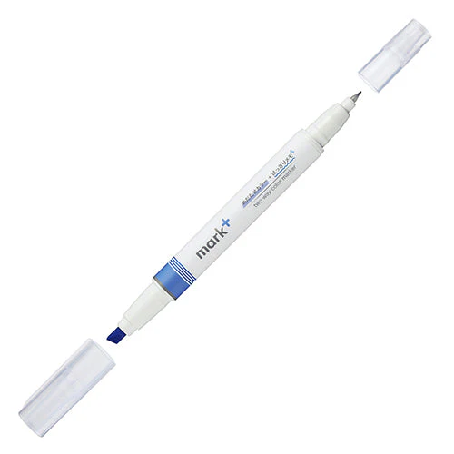 Kokuyo mark+ Two Way / Double-Ended Color Marker Highlighter (Same Color Shade) - Image 2