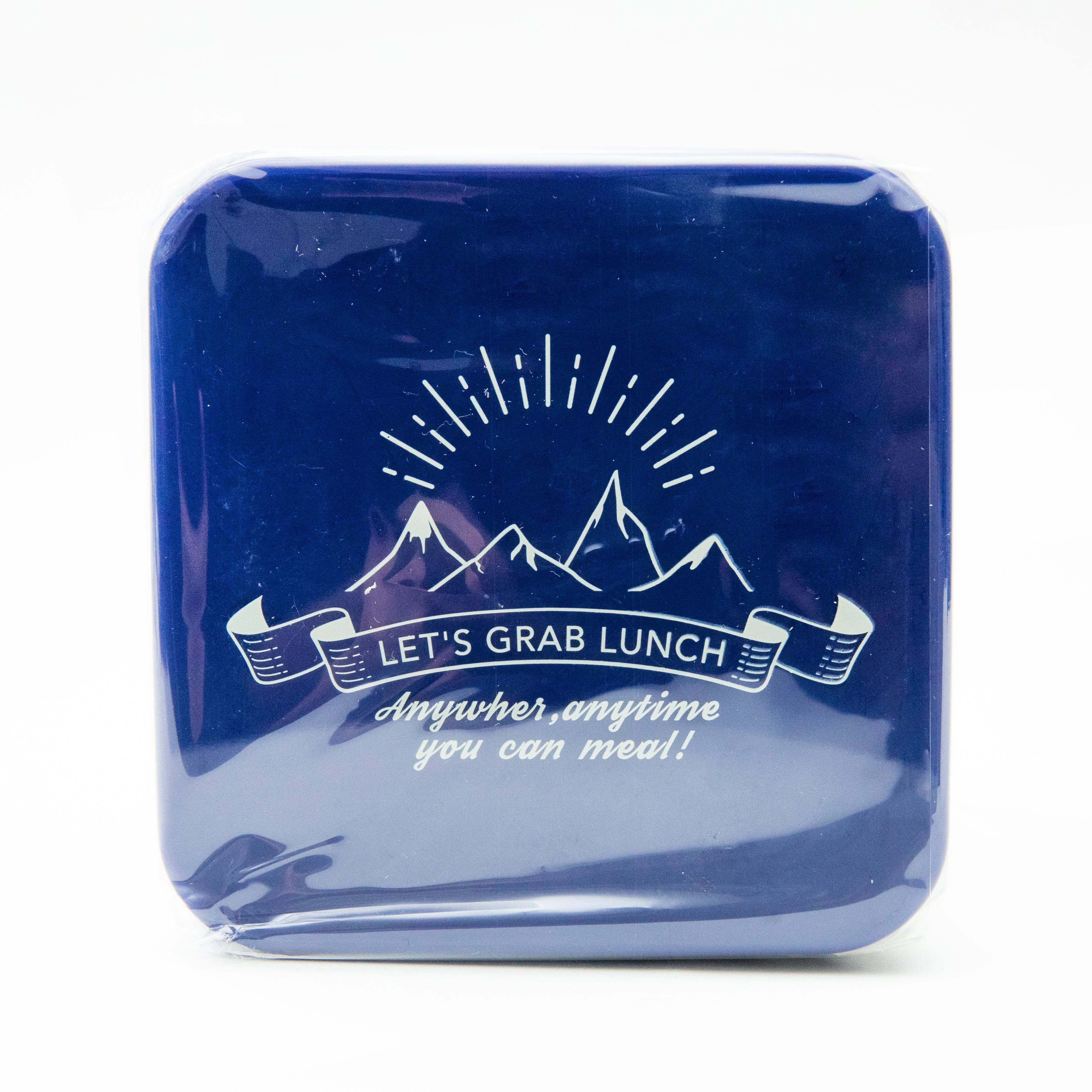 Let's Grab Lunch Two Layers Square LB-104 Lunch Box - Image 2