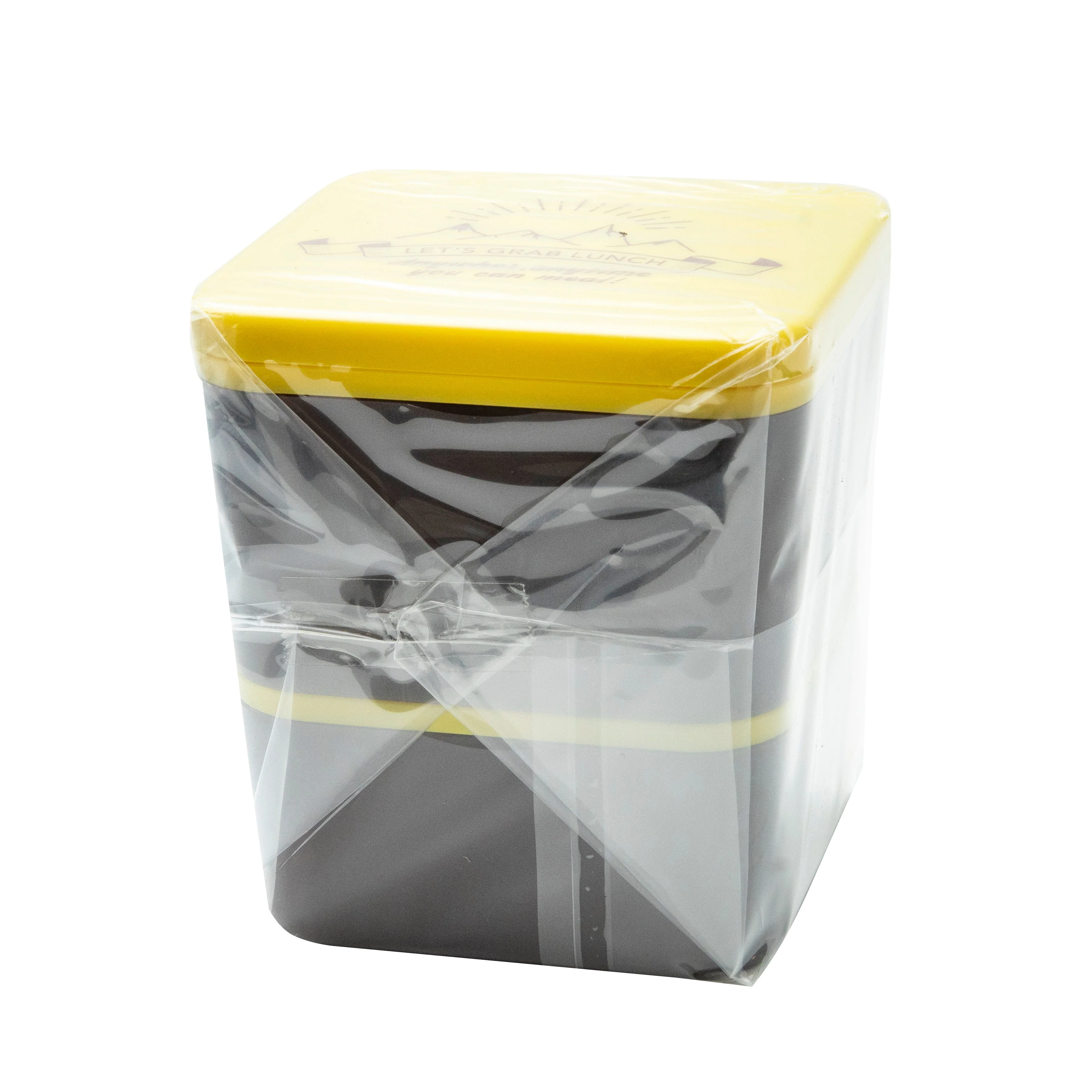 Let's Grab Lunch Two Layers Square LB-104 Lunch Box - Image 4