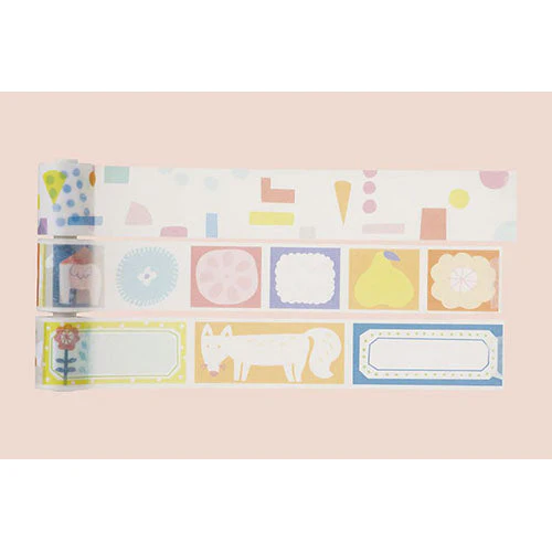 Marks Maste Watercolour Label Washi Masking Tape - Image 3
