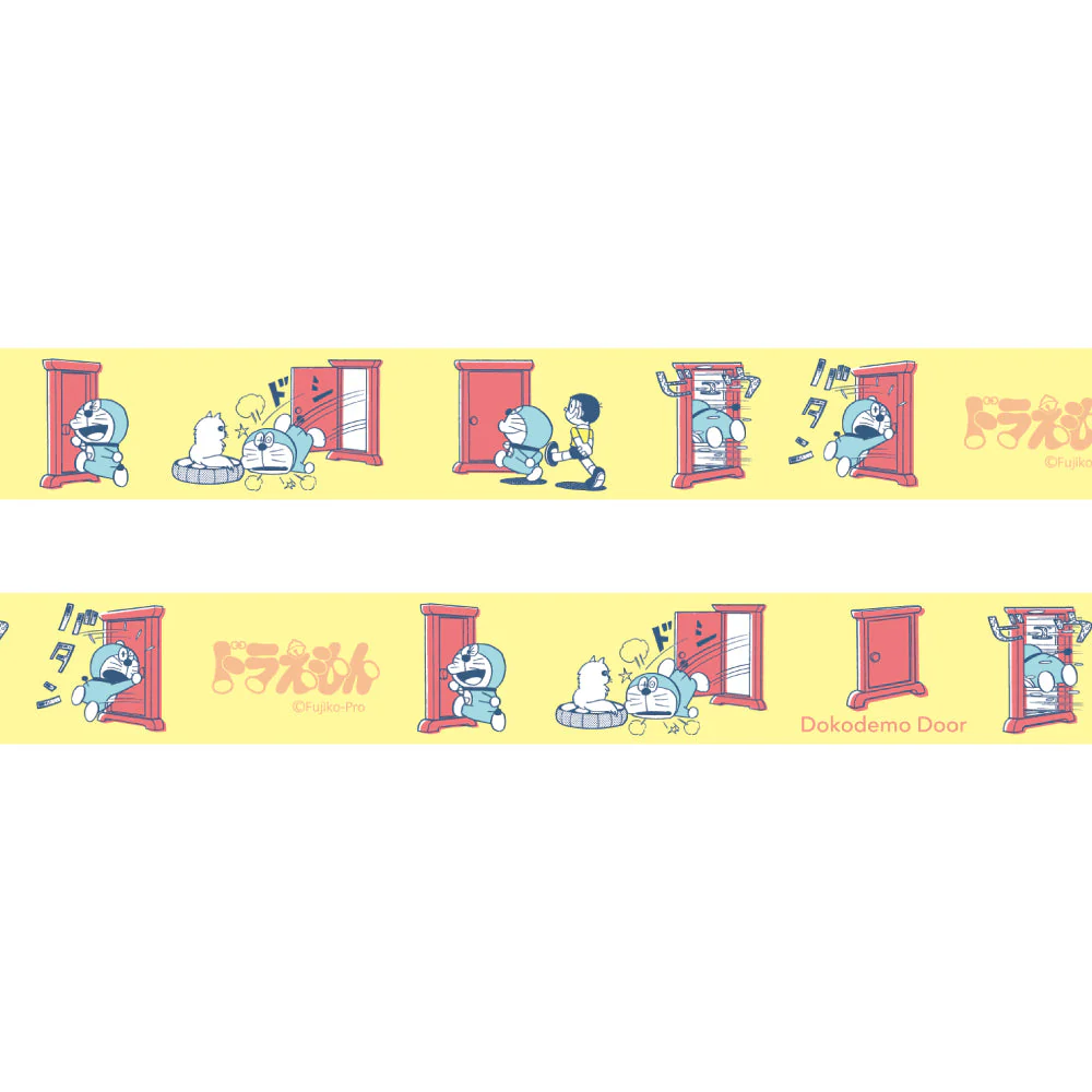 Green Flash Doraemon Washi Masking Tape - Image 2