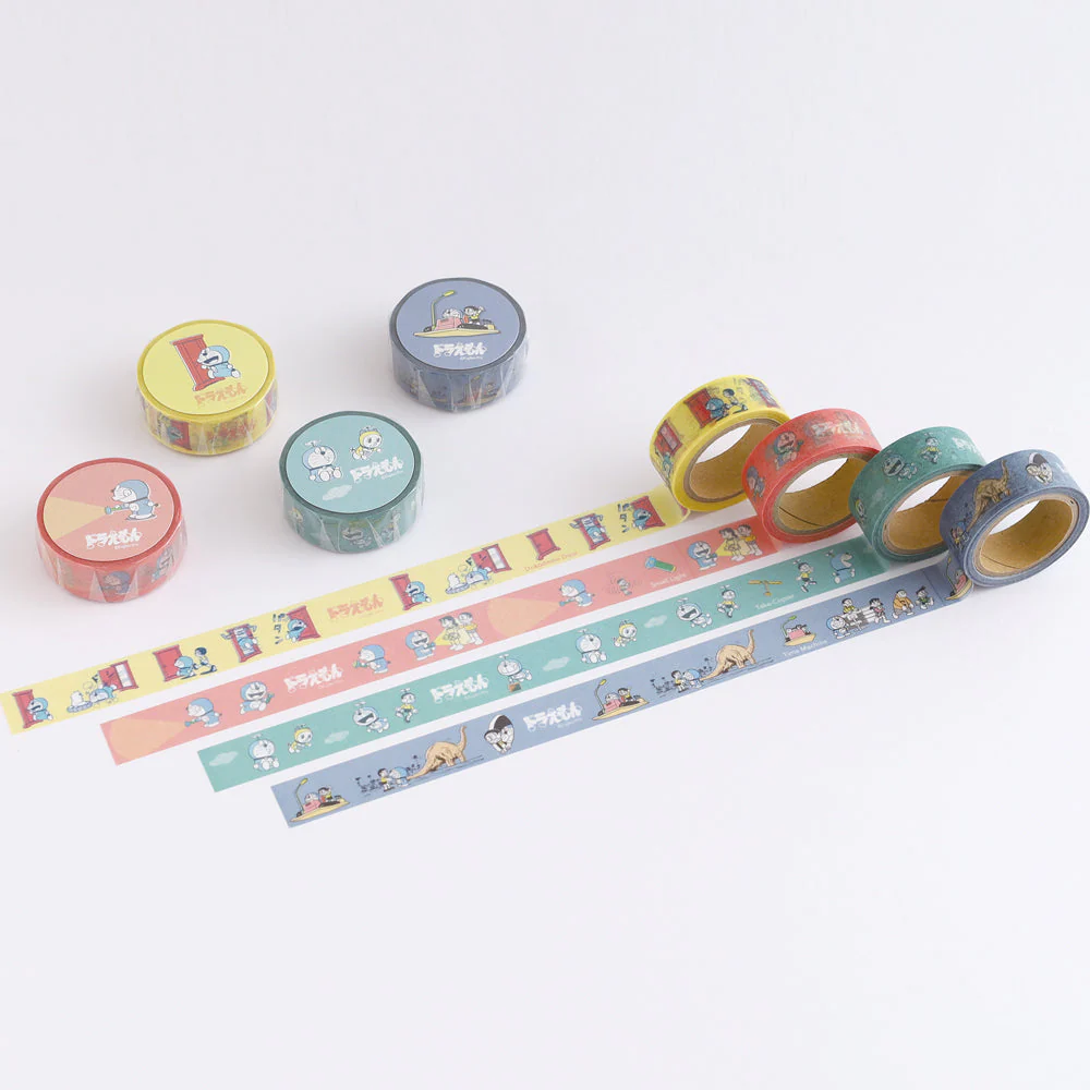 Green Flash Doraemon Washi Masking Tape - Image 4