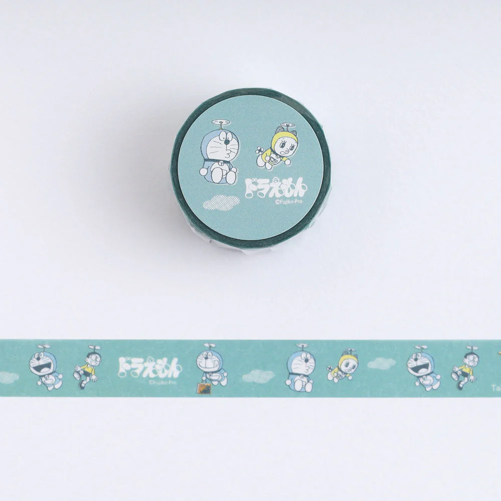 Green Flash Doraemon Washi Masking Tape - Image 7