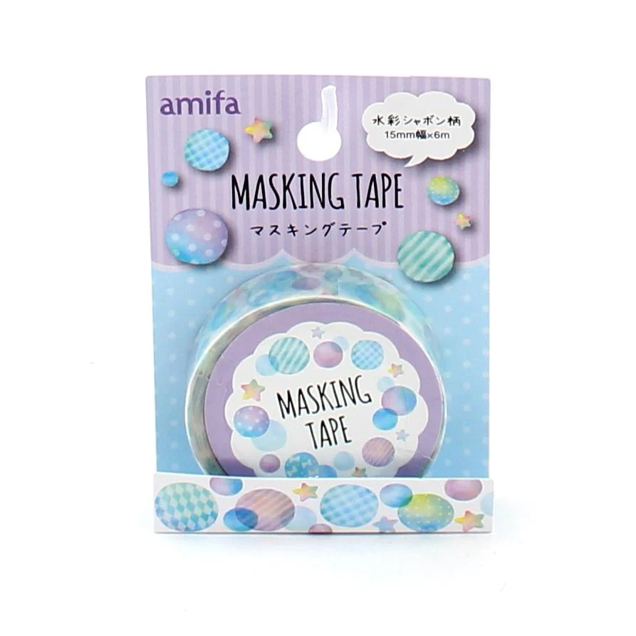 Amifa Bubbles Washi Masking Tape