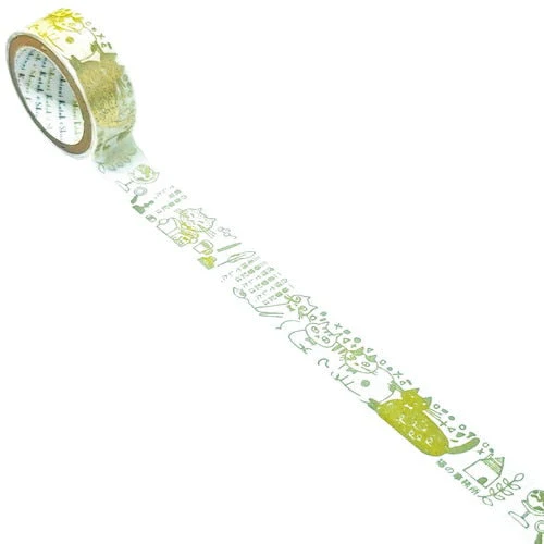 Seal-Do Washi Masking Tape Gold Silhouette - Image 10