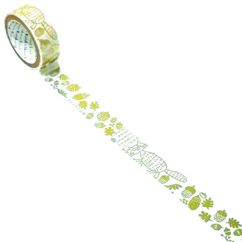 Seal-Do Washi Masking Tape Gold Silhouette - Image 14