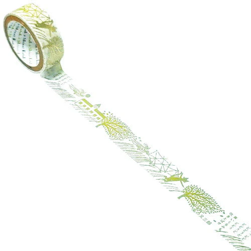 Seal-Do Washi Masking Tape Gold Silhouette - Image 6
