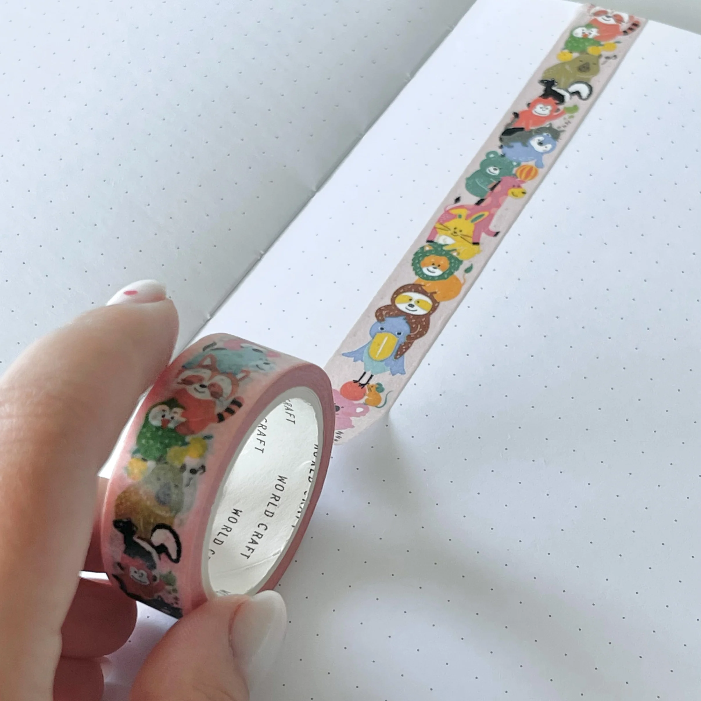 Seal-Do Shinzi Katoh Design Monochrome Miyazawa Kenji: The Cat Office Washi Masking Tape - Image 4