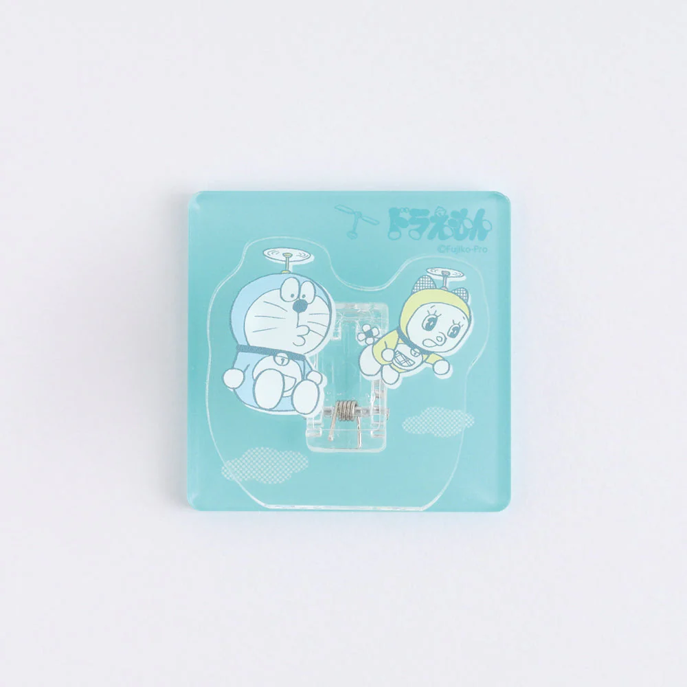 Green Flash Doraemon Memo Clip Stand - Image 10