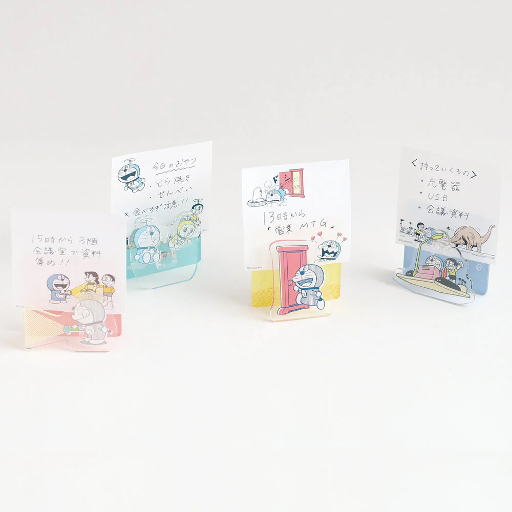 Green Flash Doraemon Memo Clip Stand - Image 5