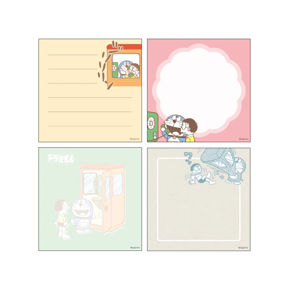 Green Flash Doraemon Memo Pad Square - Image 7