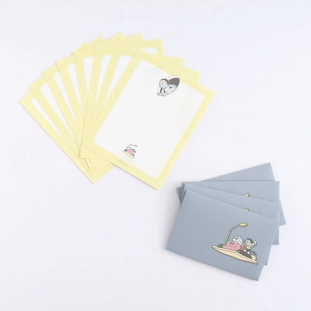 Green Flash Doraemon Mini Letter Set - Image 21