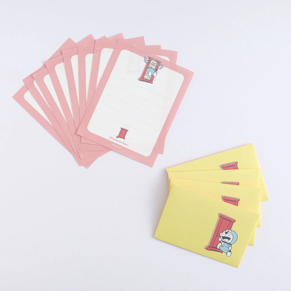 Green Flash Doraemon Mini Letter Set - Image 3