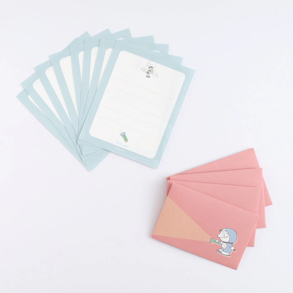 Green Flash Doraemon Mini Letter Set - Image 9