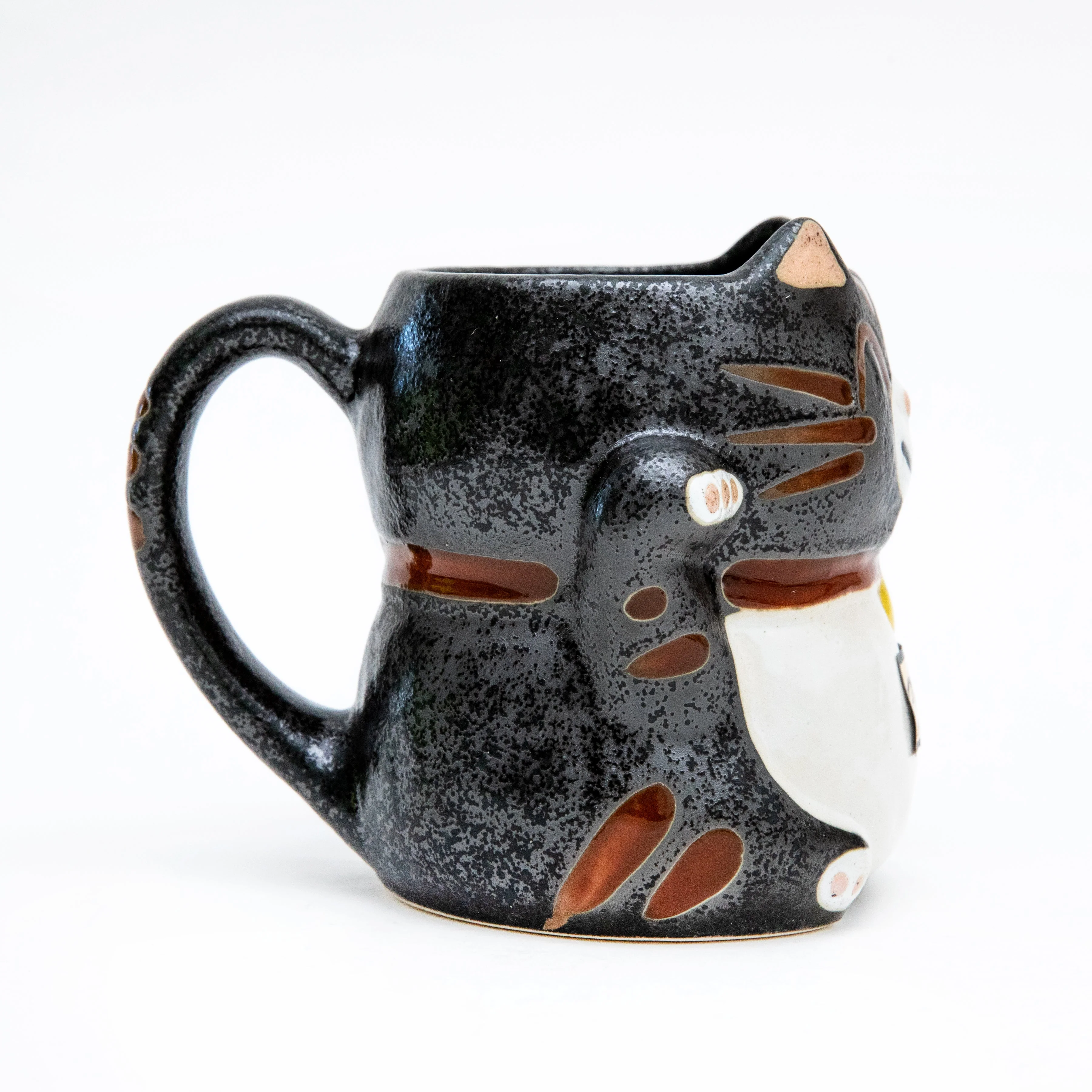 12cm Beckoning Cat Porcelain Mug - Image 3