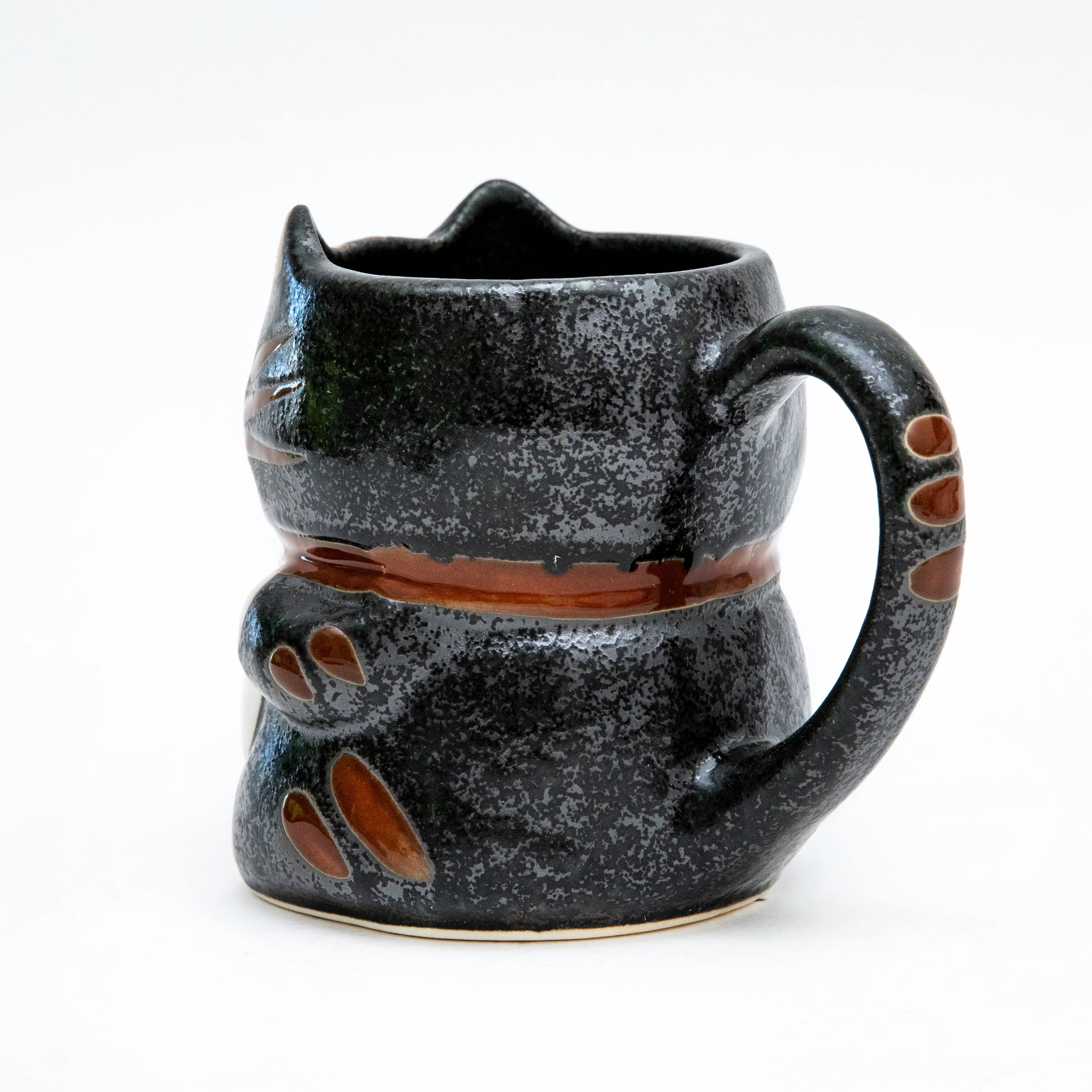 12cm Beckoning Cat Porcelain Mug - Image 4