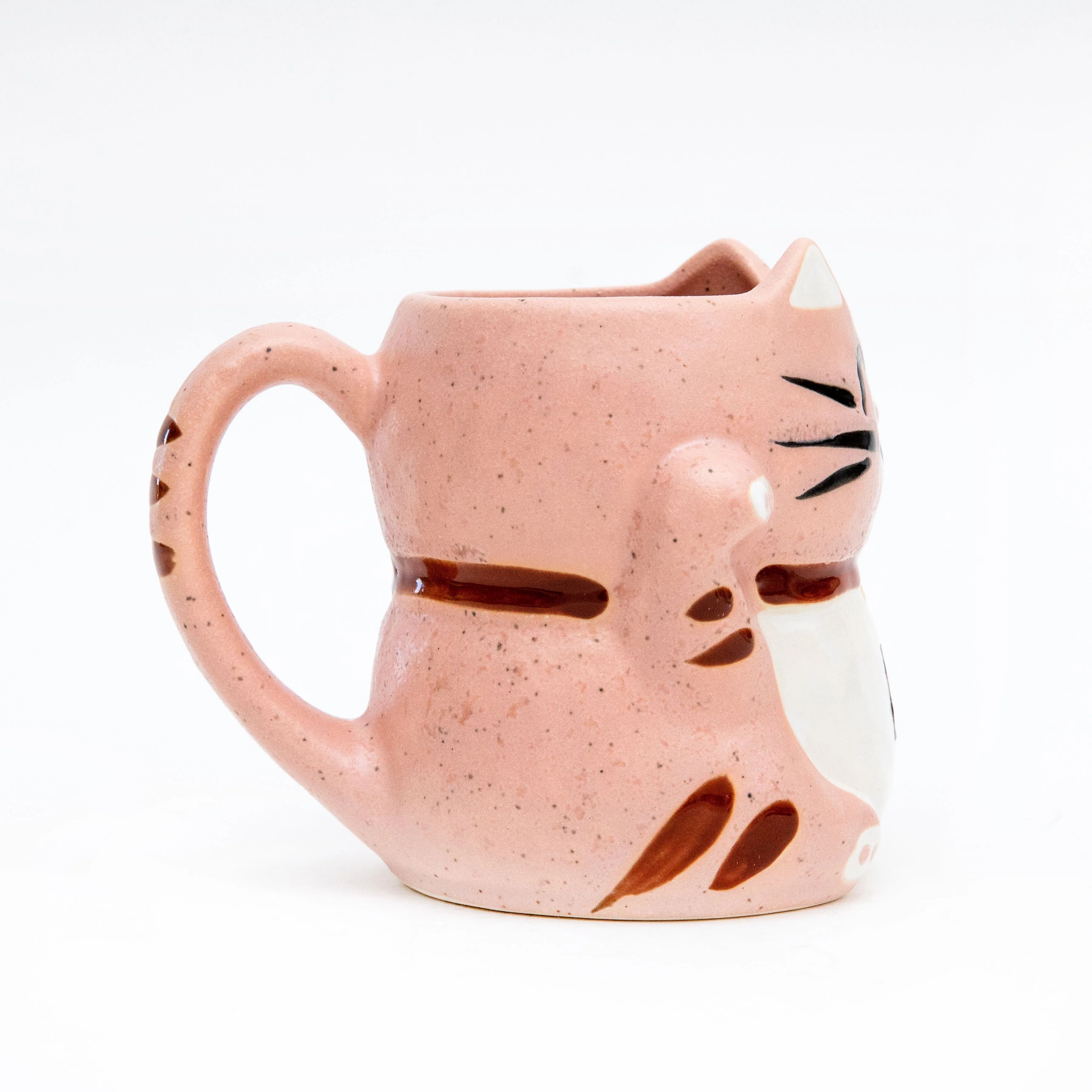 12cm Beckoning Cat Porcelain Mug - Image 3