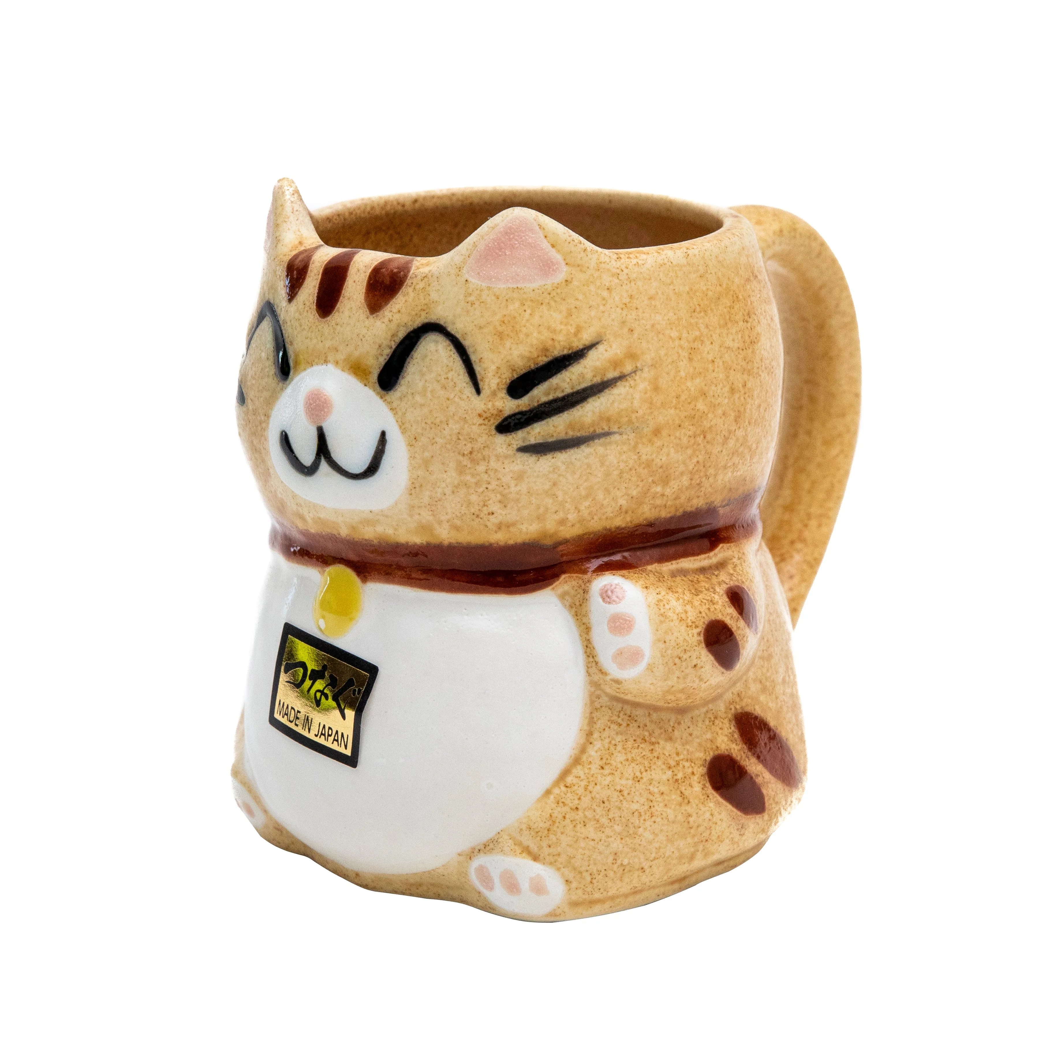 12cm Beckoning Cat Porcelain Mug - Image 2