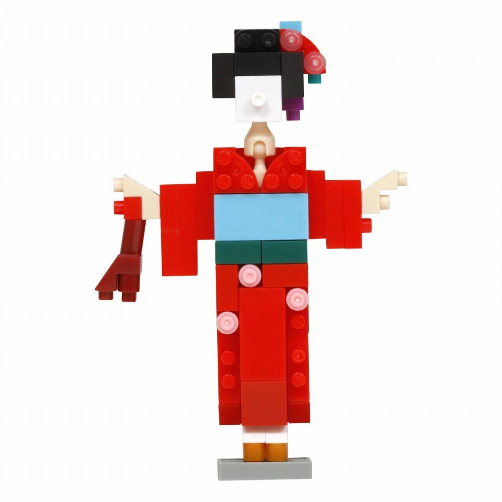 Kawada Nanoblock Kimono Girl - Image 2