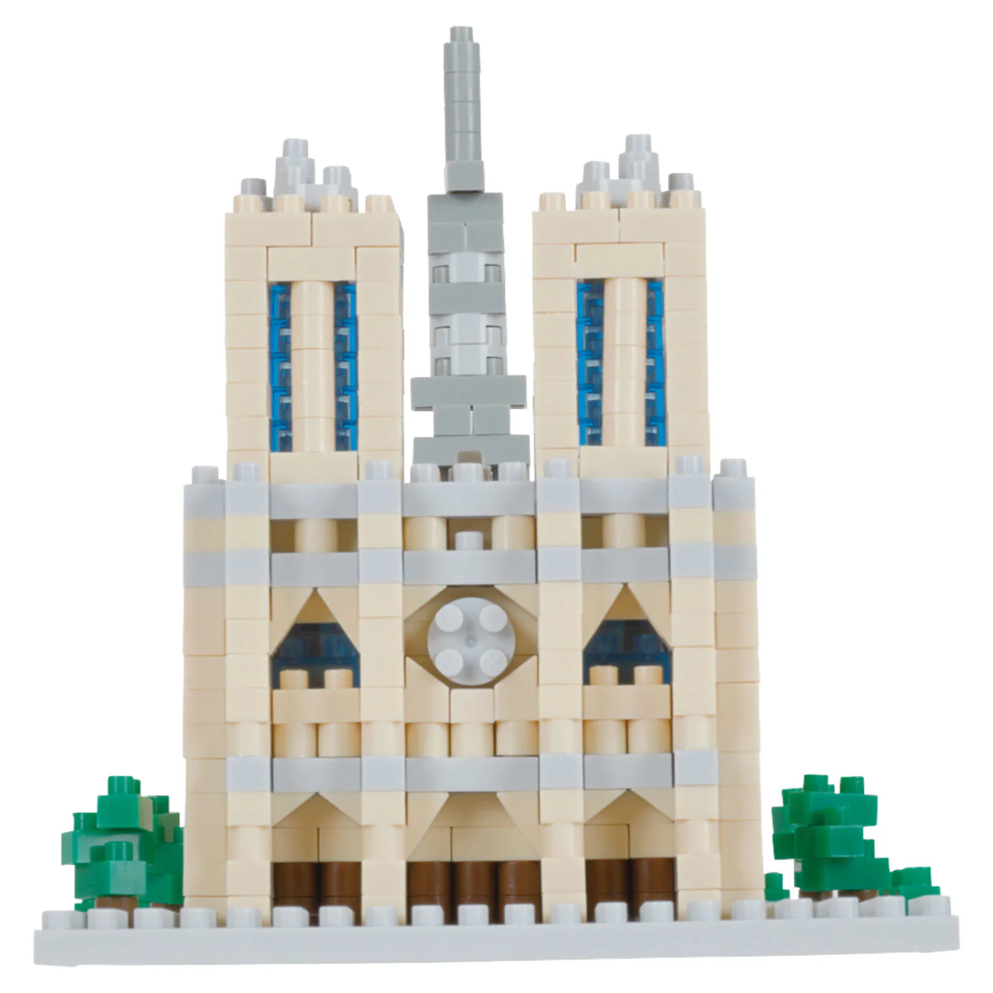 Kawada Nanoblock Landmark Notre Dame Cathedral - Image 2