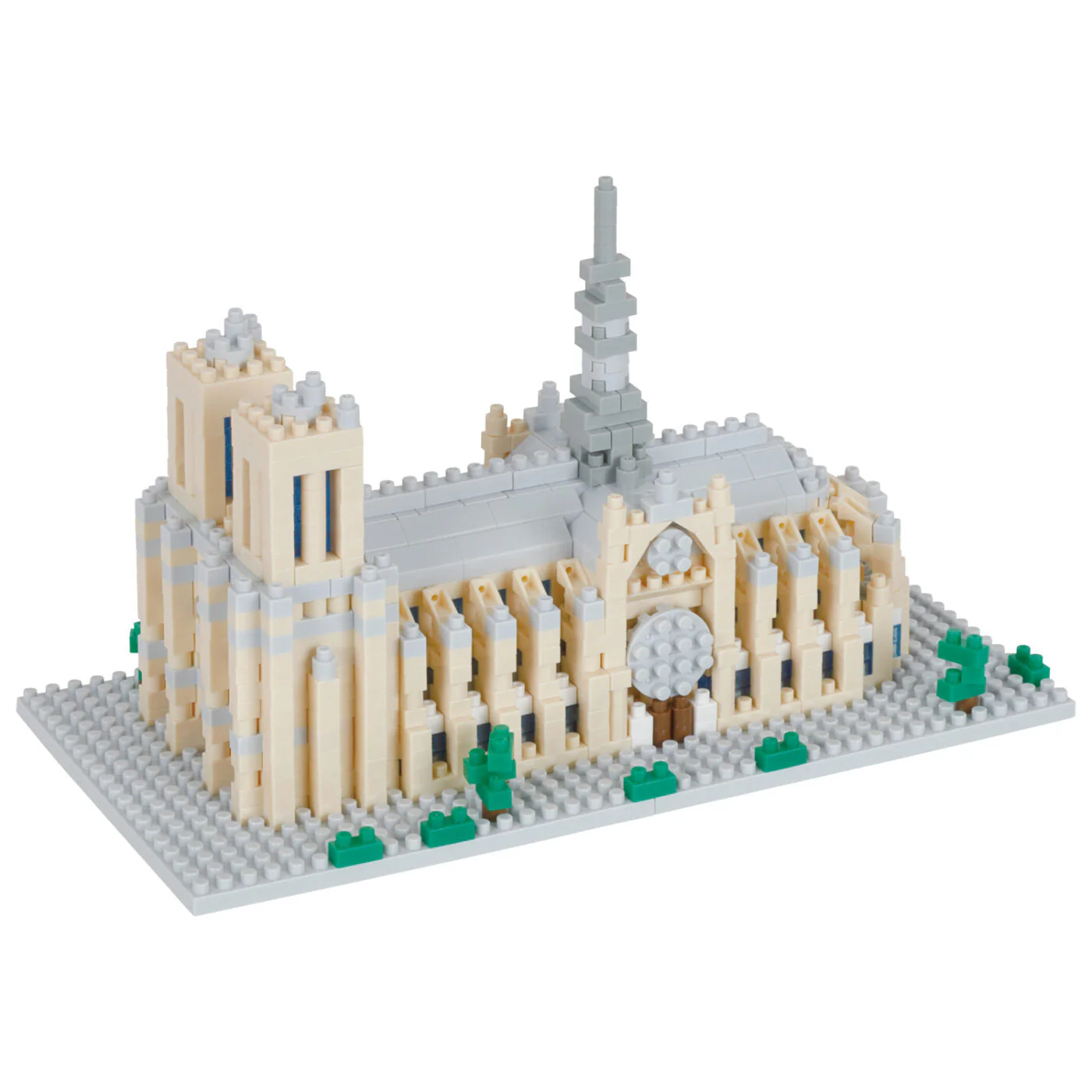 Kawada Nanoblock Landmark Notre Dame Cathedral - Image 3