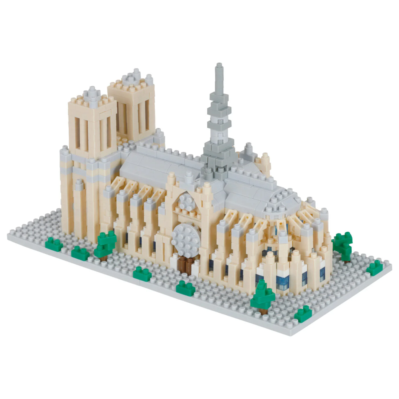 Kawada Nanoblock Landmark Notre Dame Cathedral - Image 4